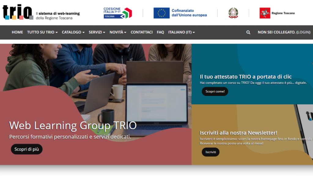 Supporting the evolution of the TRIO platform for professional training